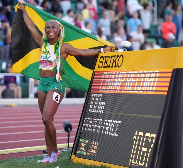 必一运动全站app-牙买加女飞人再揽百米领奖台 连串数据展现统治力
